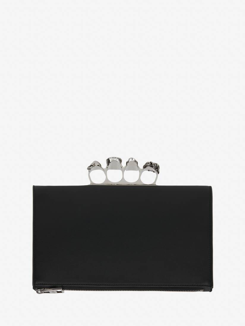 Skull Four-Ring Small Pouch