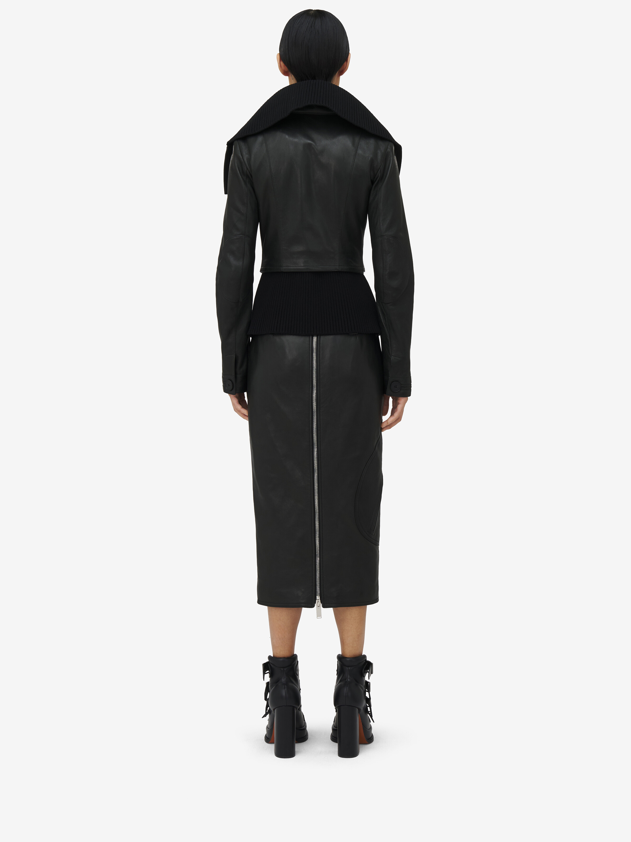 Leather Pencil Skirt