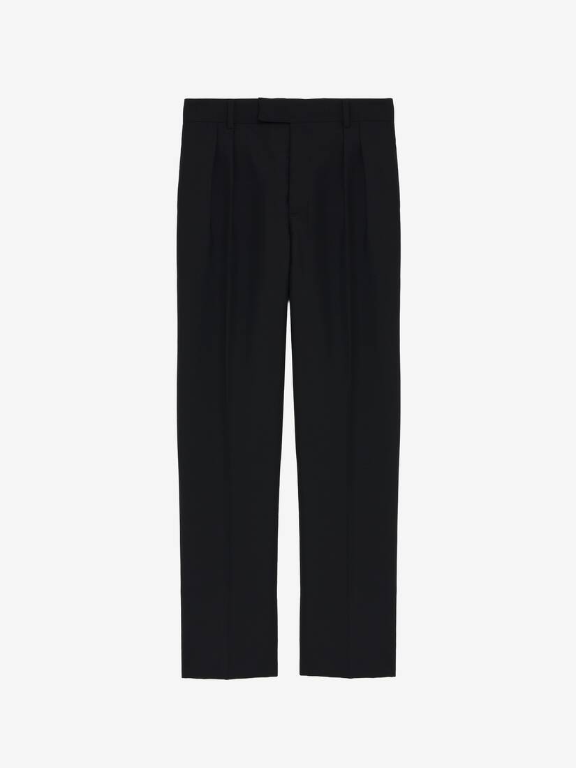 Wool Mohair Tailored Trousers