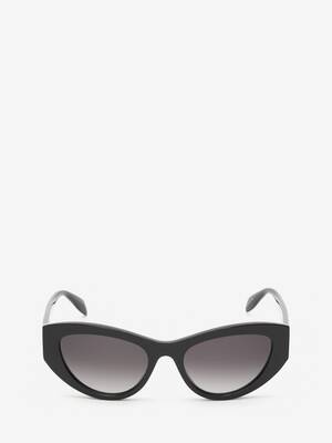Seal logo cat-eye sunglasses