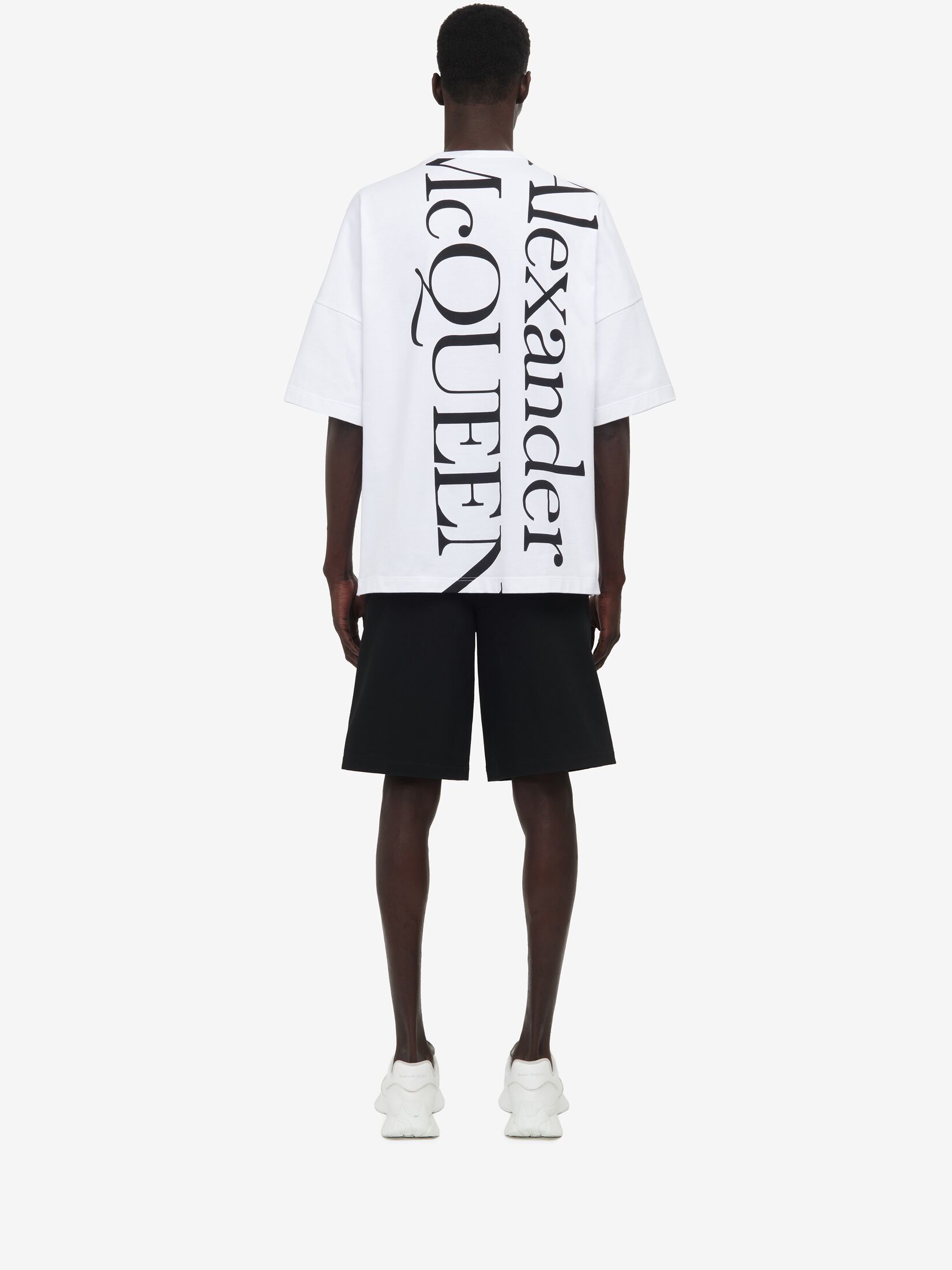 Exploded Logo T-shirt in White | Alexander McQueen US