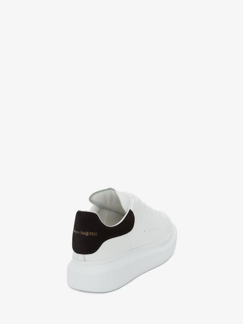 Oversized Sneaker White Black for Women Alexander McQueen