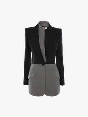 Patchwork Wool Jacket