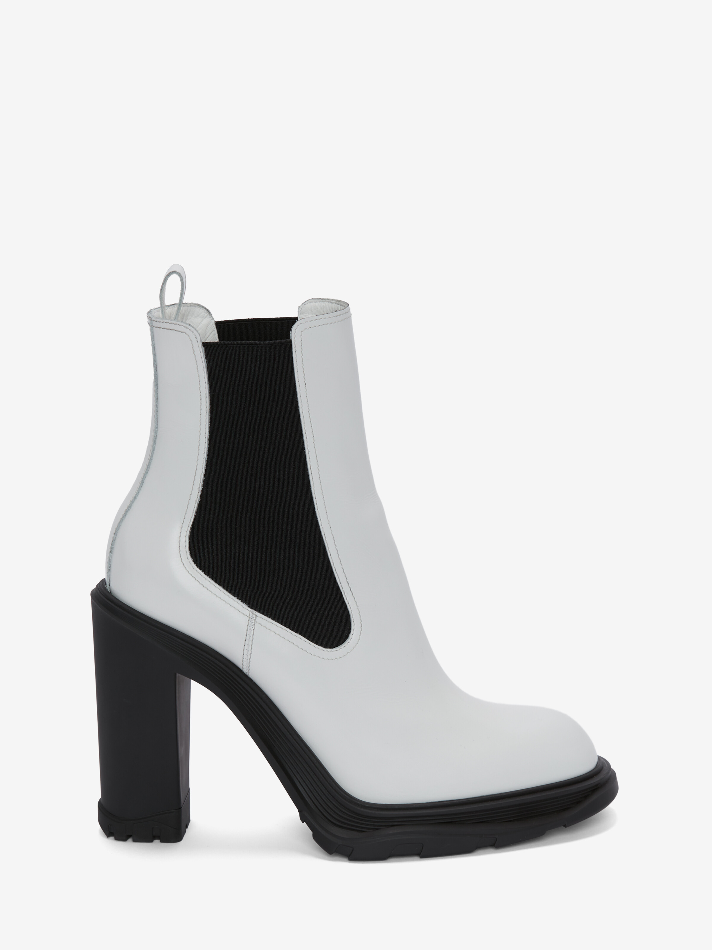 人気の贈り物が Black McQueen Alexander tread boots Chelsea heeled シューズ・サンダルその他 サイズを選択してください:40IT - www