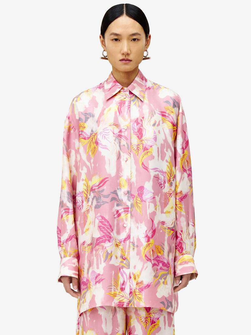 Chemise De Pyjama À imprimé Floral