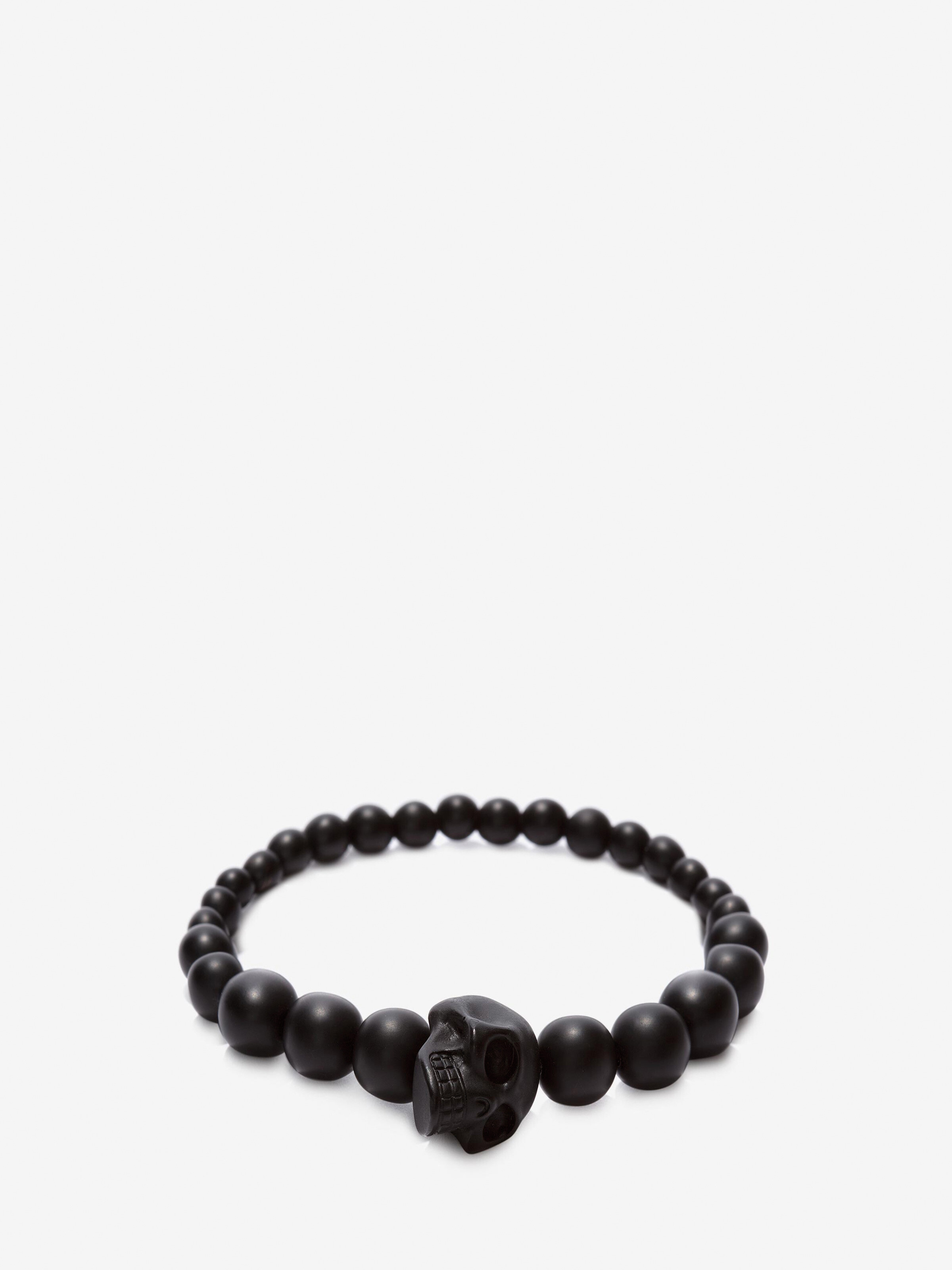 ALEXANDER MCQUEEN DOUBLE ROUND BRACELET WITH SKULL TAG – Baltini