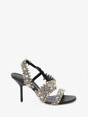 Embroidered Evening Sandal