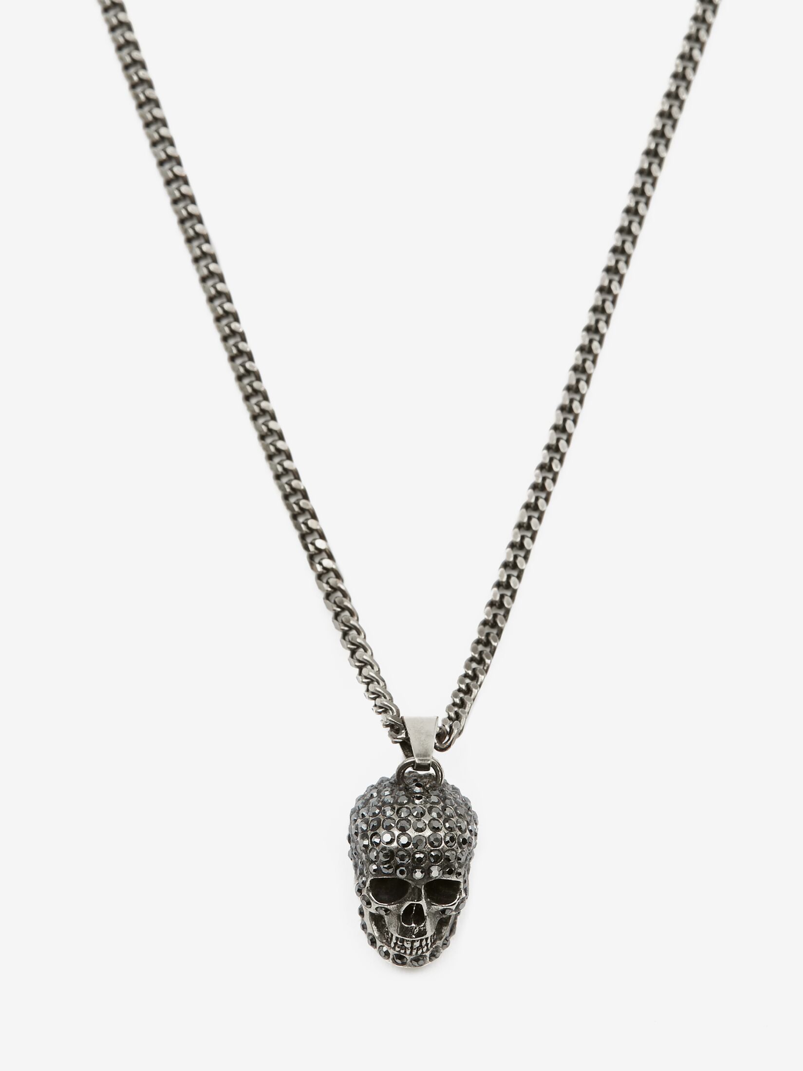 Halskette mit Pavé-Skull