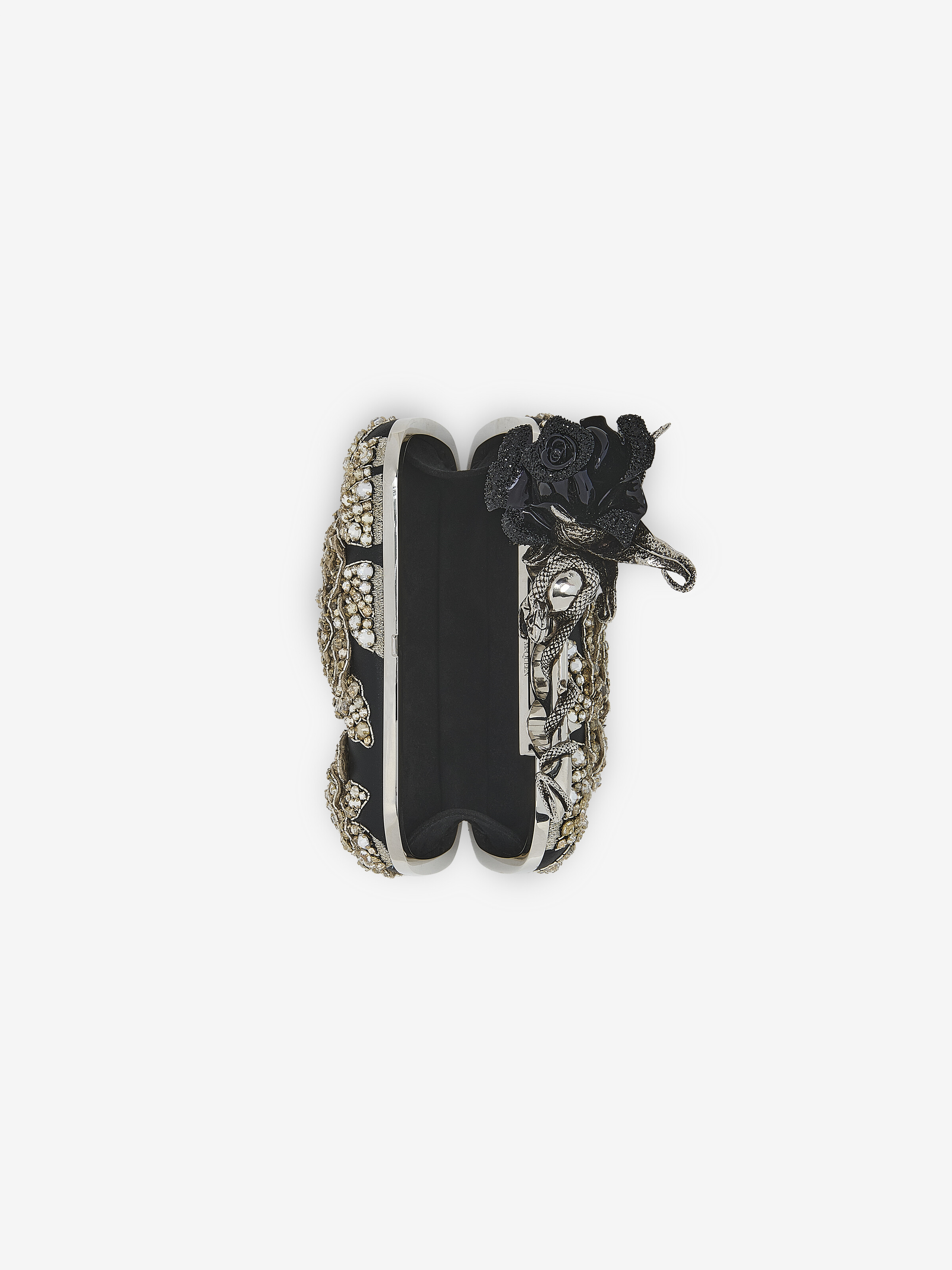 Rose & Snake Knuckle Clutch