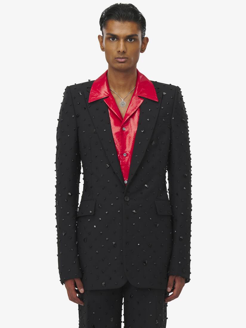 Cosmic Stone Embroidery Single-breasted Jacket