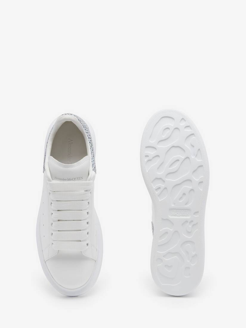 Oversized Sneaker in White/Ice | Alexander McQueen US
