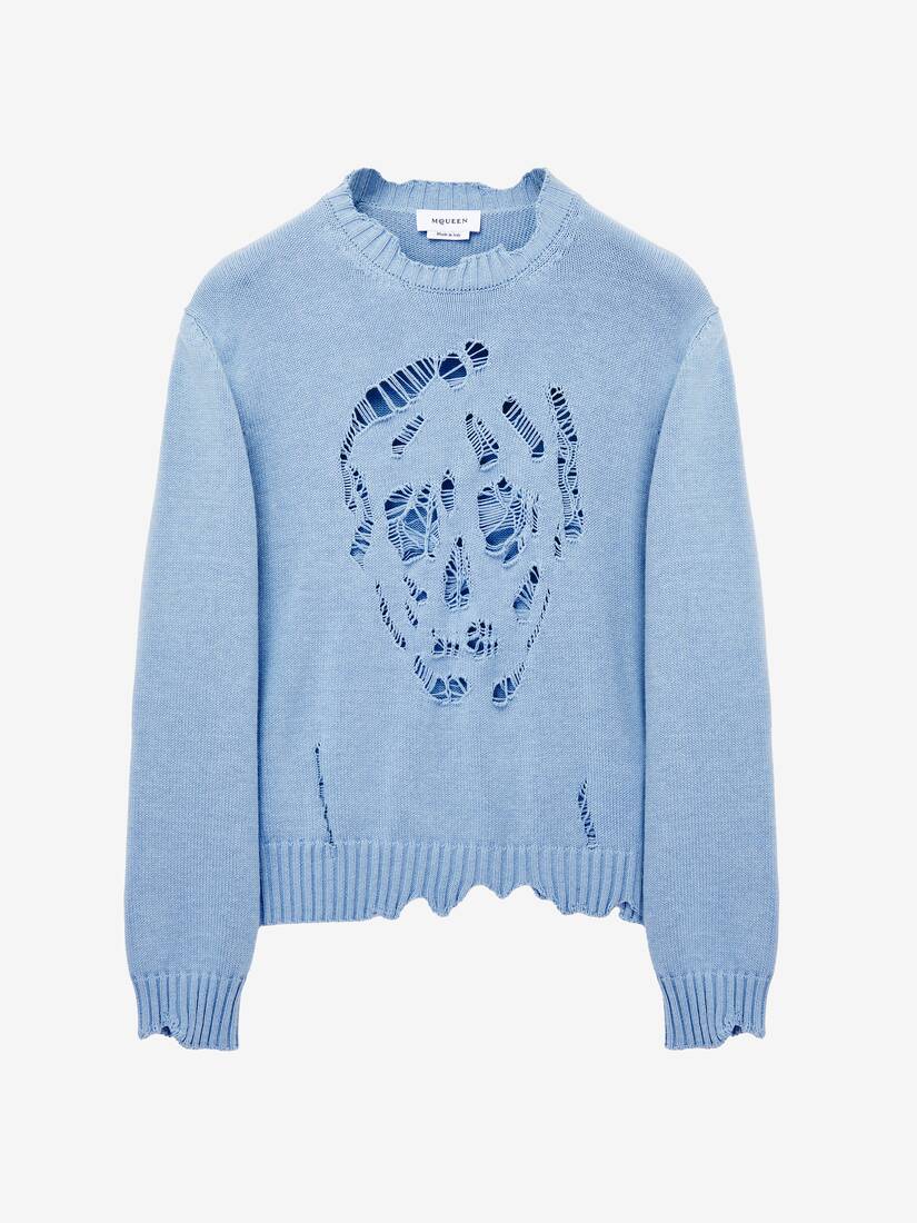 Distressed Skull Jumper