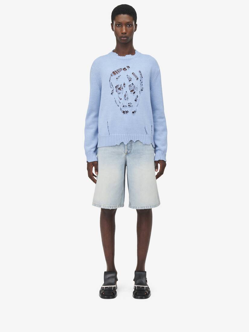 Distressed Skull Jumper | Alexander McQueen - image 2