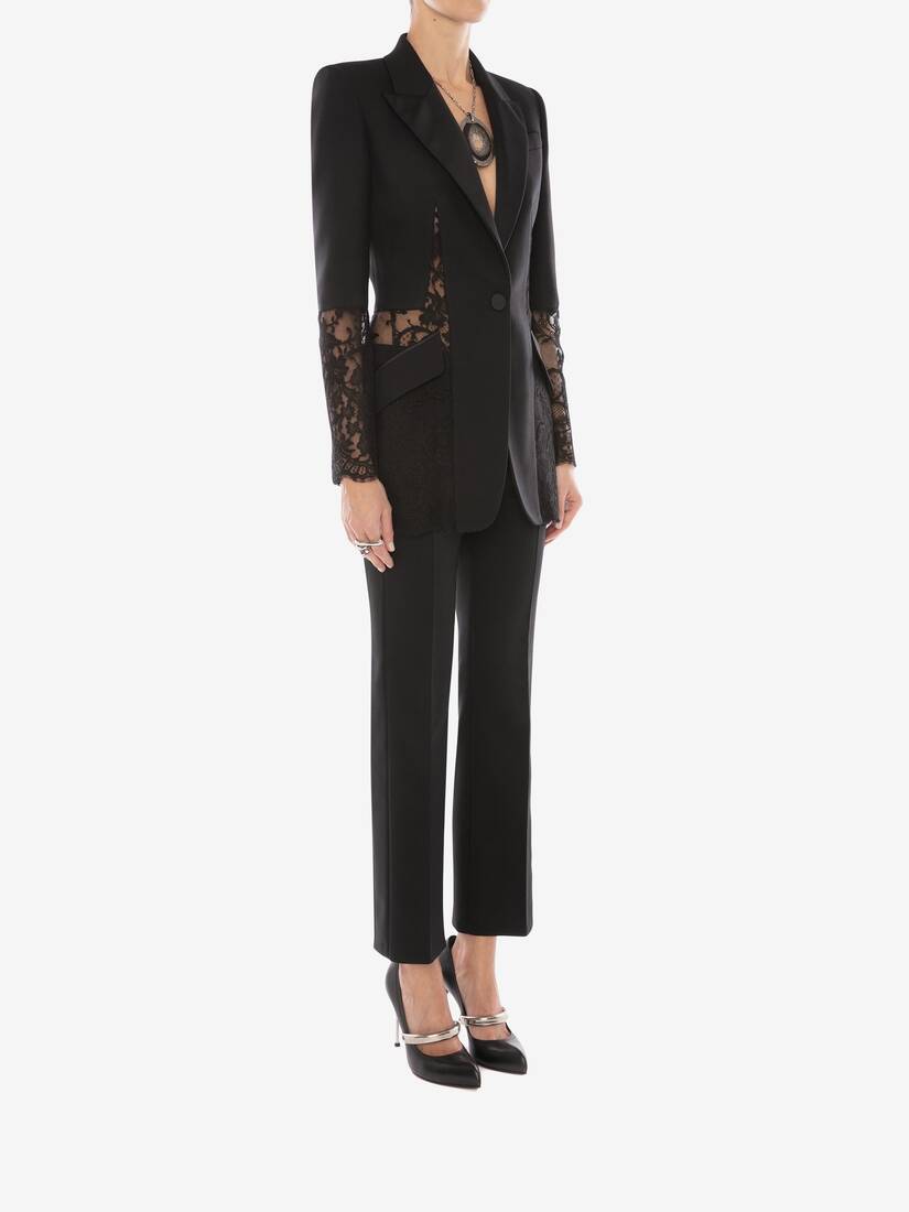 Alexander mcqueen lace on sale blazer