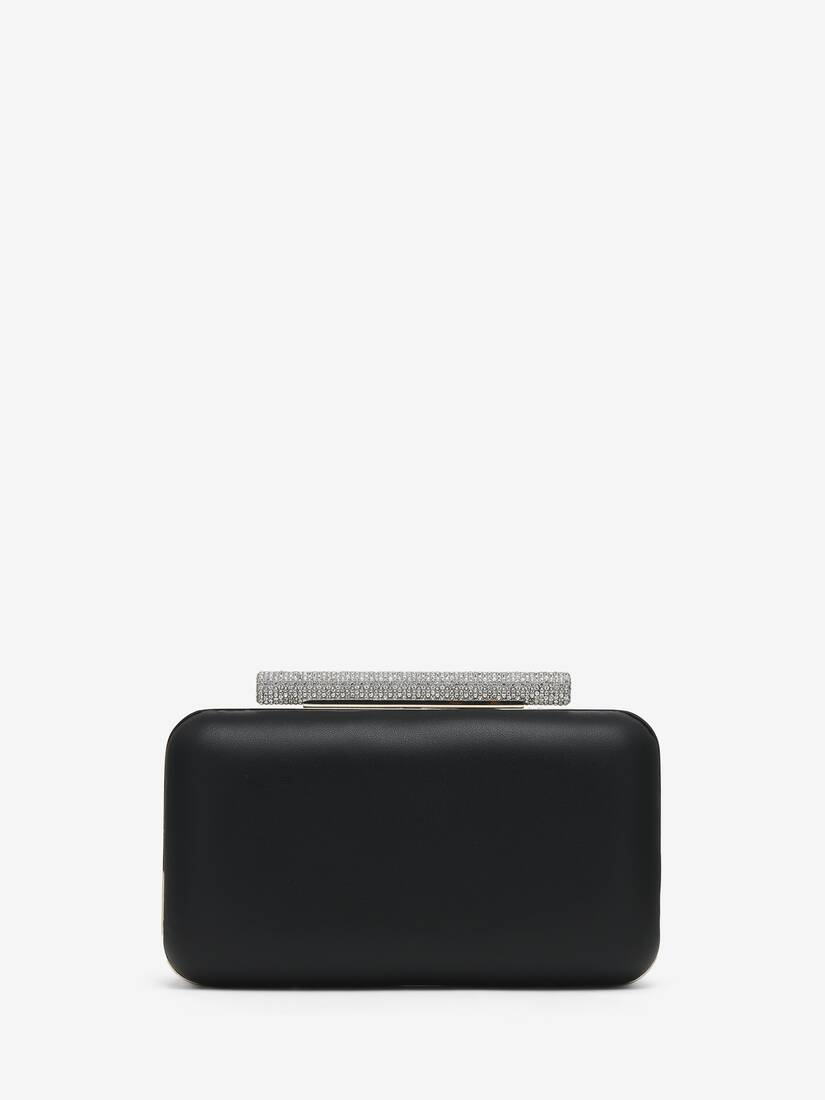 【関税&送料込】Alexander Mcqueen Mcqueen T-Bar Clutch Bag MCQUEEN T-Bar leather clutch | NET-A-PORTER