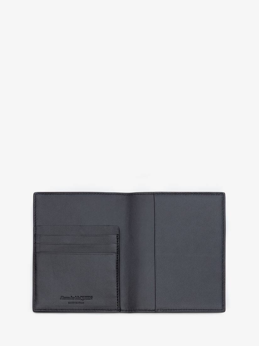 Leather Billfold Wallet in Black