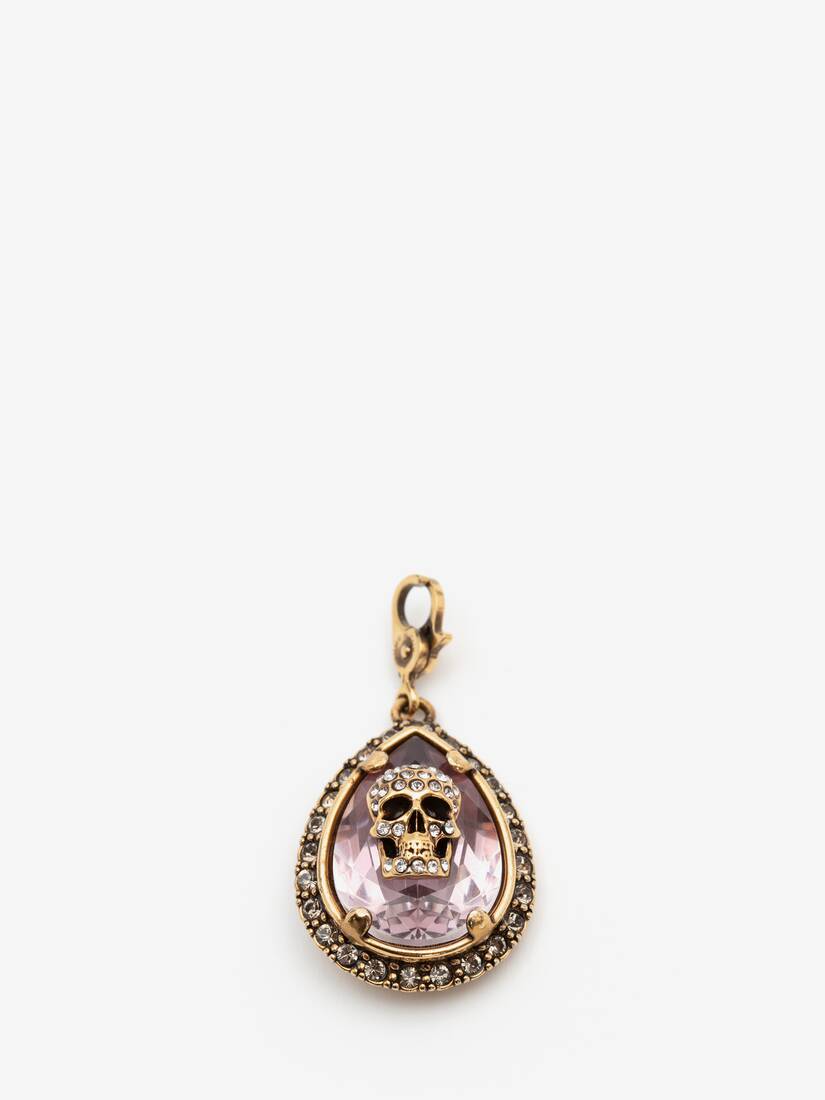 Charm Goccia Con Teschio