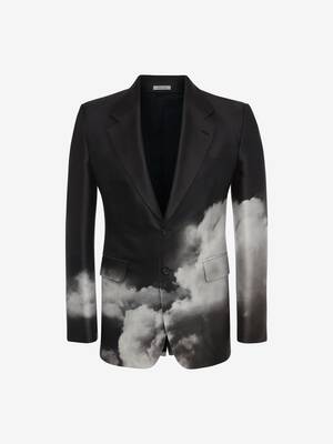 Storm Sky Single-Breasted Jacket