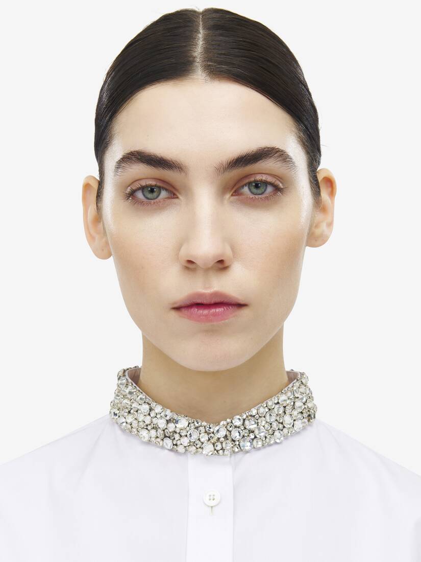 Crystal Embroidery Shirt