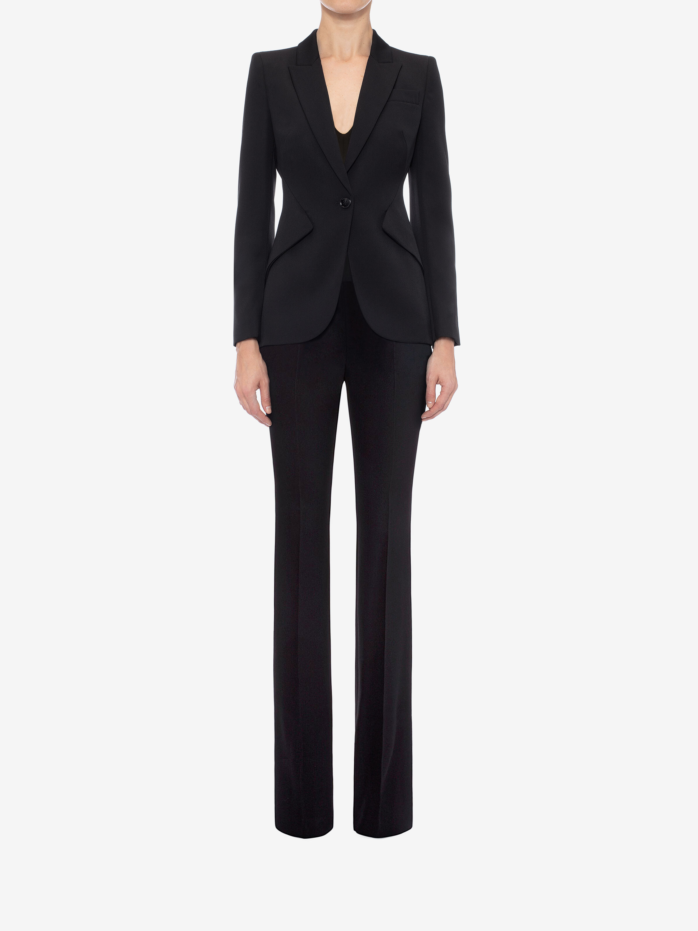 Narrow Bootcut Trousers
