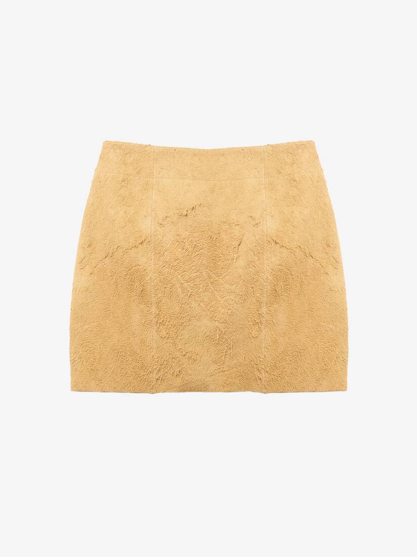 Suede Mini Skirt