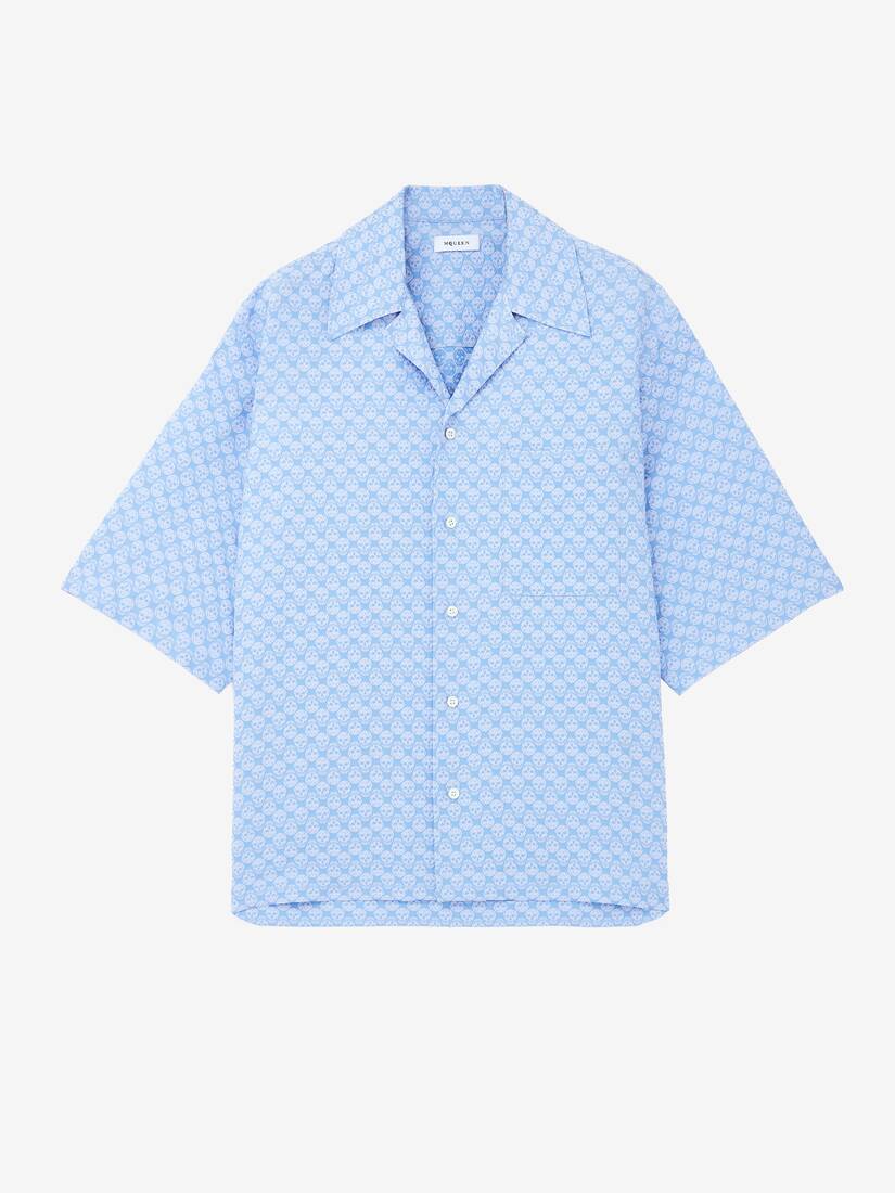 Skull Jacquard Hawaiian Shirt