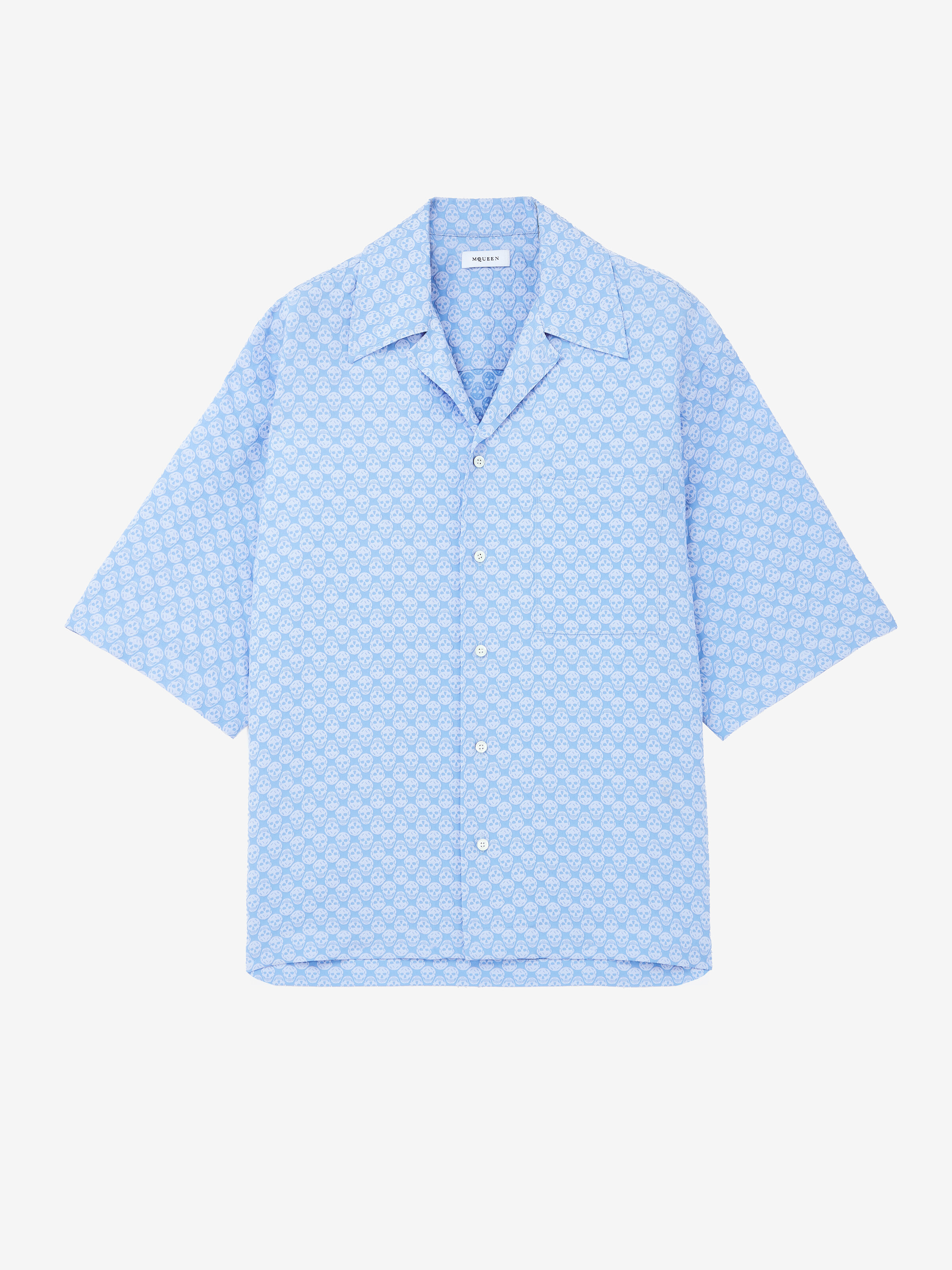 Skull Jacquard Hawaiian Shirt