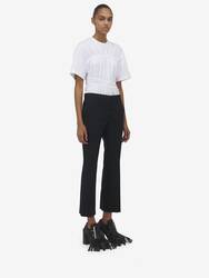 Cropped Tailored Trousers