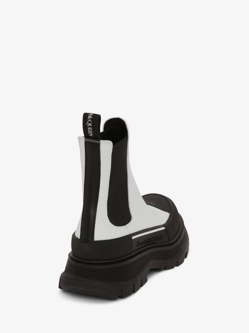 Women's Tread Slick Boot in White/black