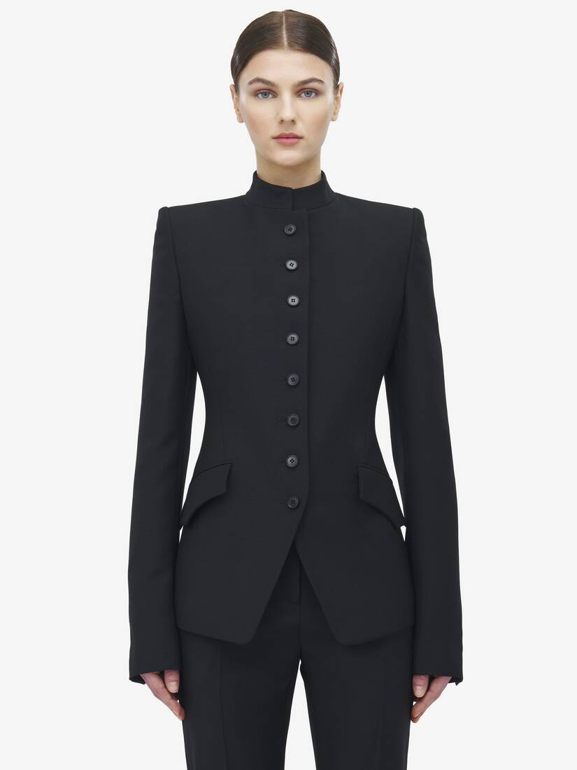 Single-breasted Buttoned Jacket