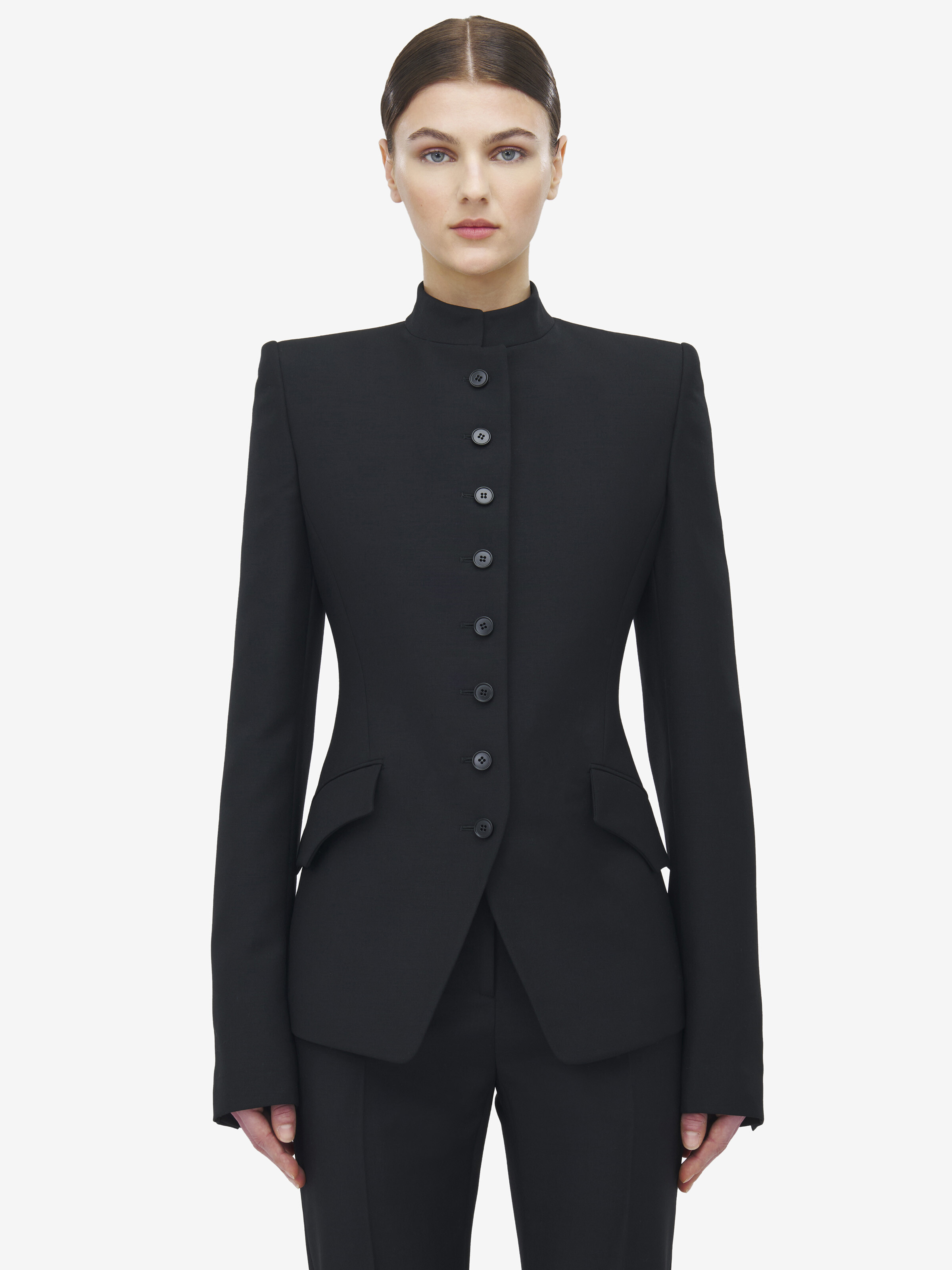 Single-breasted Buttoned Jacket