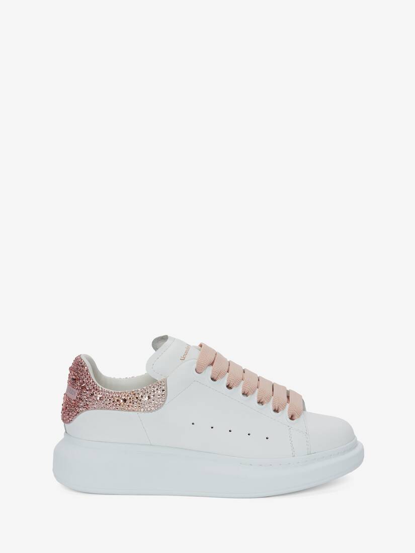 Alexander Mcqueen Pink Glitter Sneakers Alexander Mcqueen Pink