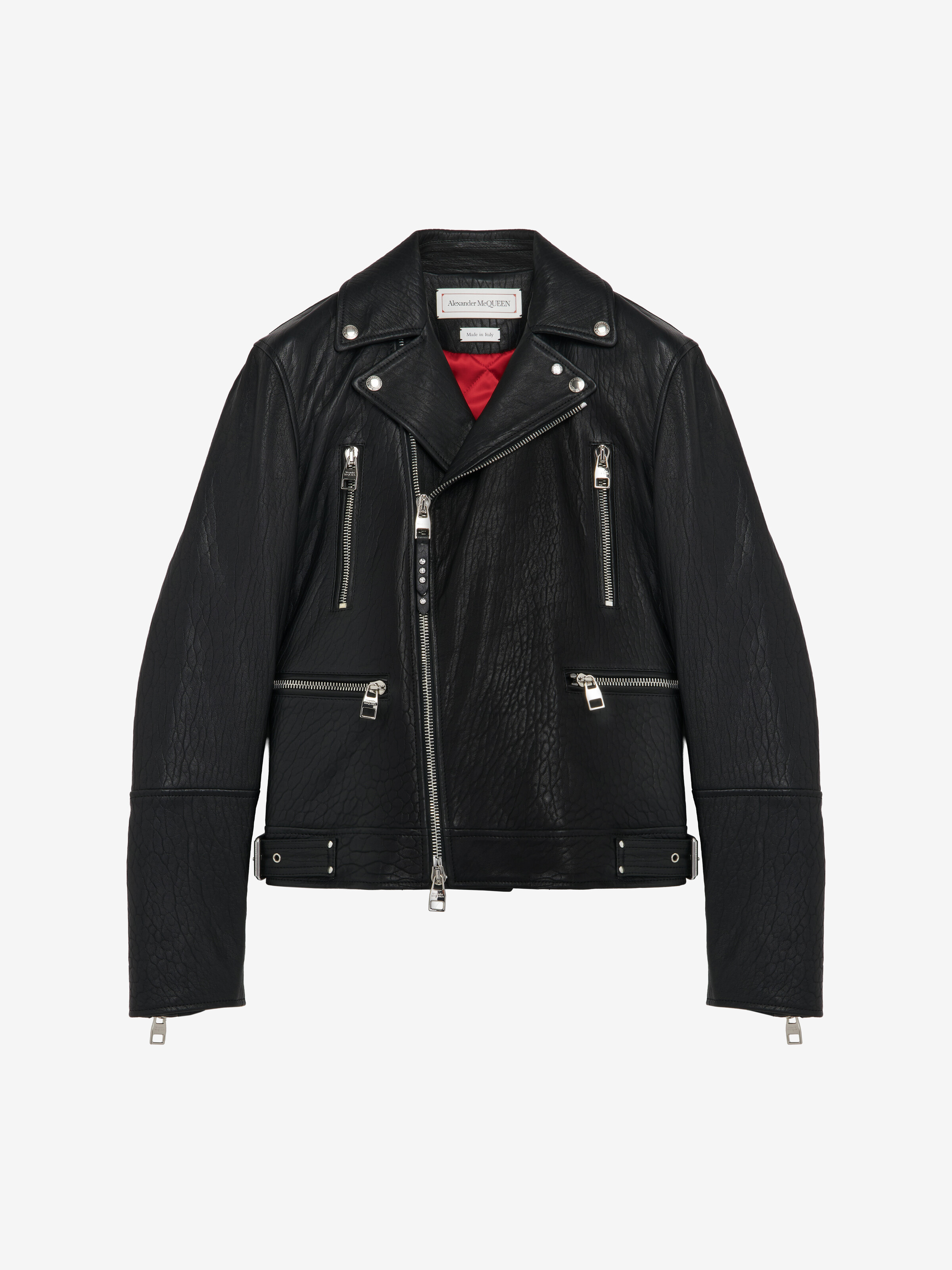 McQueen Classic Leather Biker Jacket