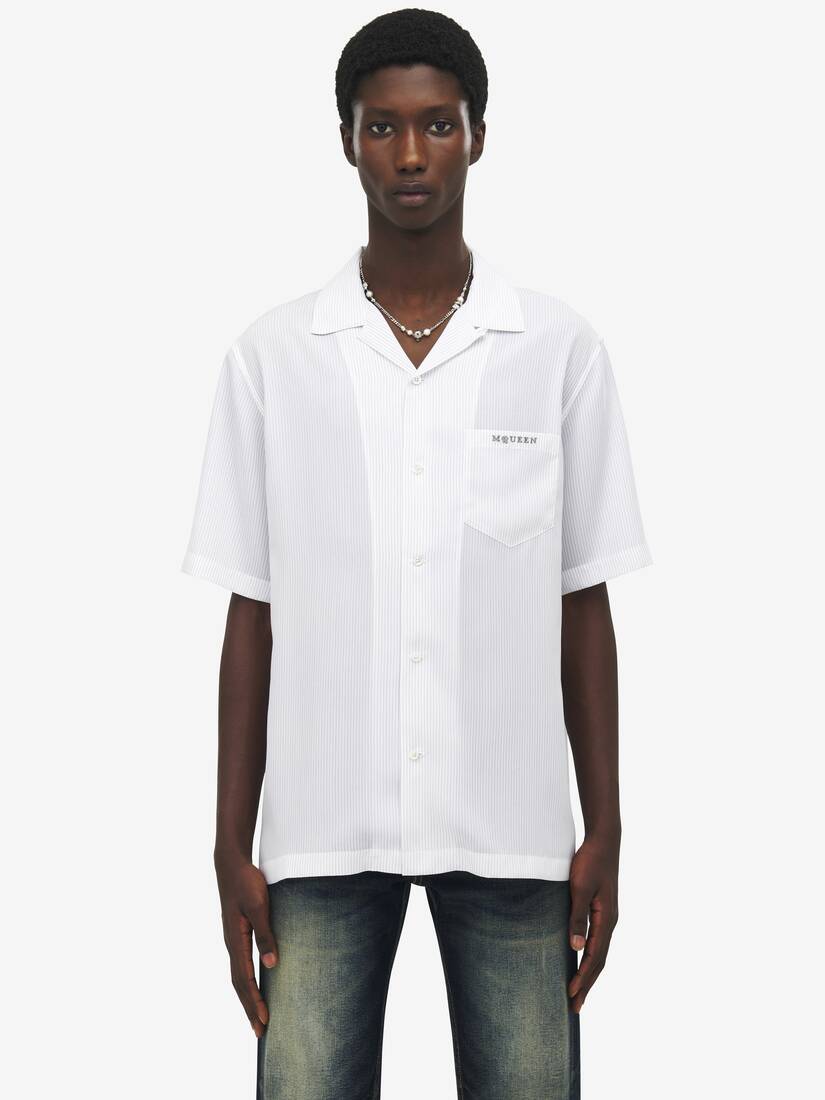 Camicia hawaiana a righe