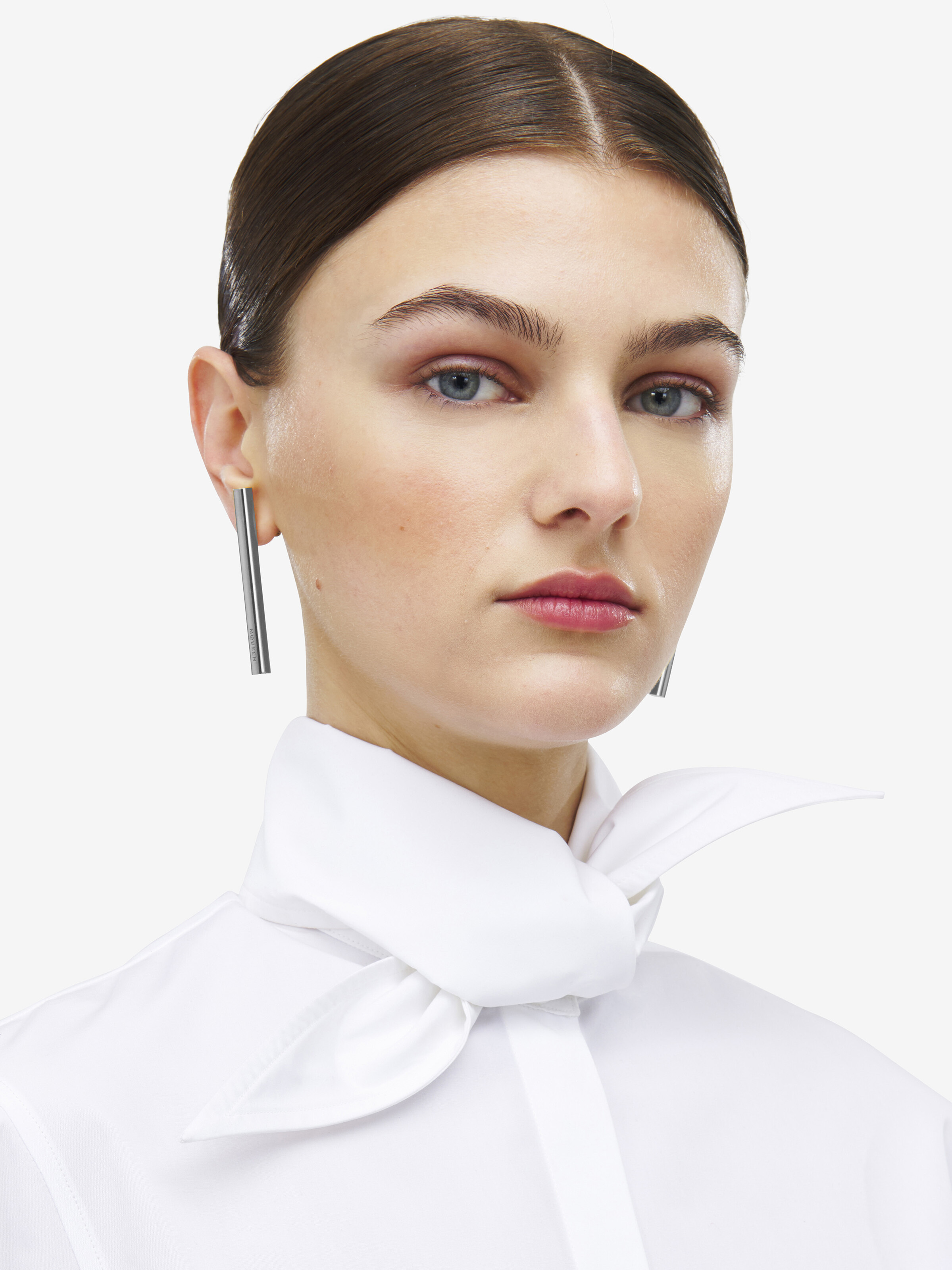 Scarf Collar Shirt