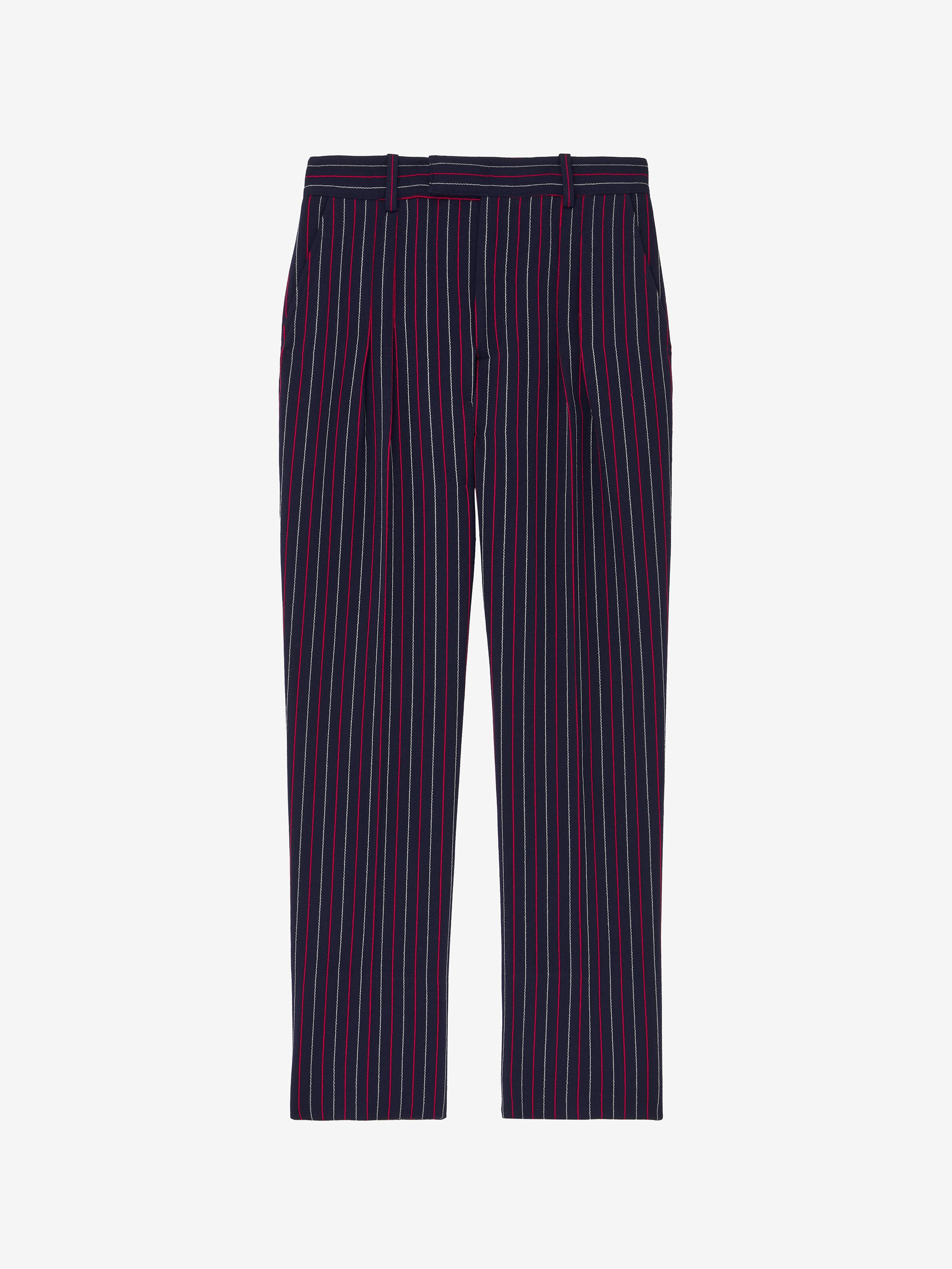Boat Stripe Cigarette Trousers