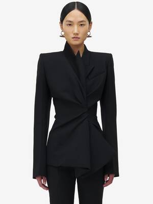 ジャケット alexander mcqueen FW24 Black wool blazer (802643QJACH 1000) 16705492_54383837_600.jpg