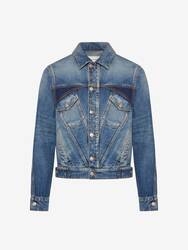 Twisted Seam Denim Jacket