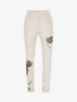 Camo Ink Floral Jacquard Trousers