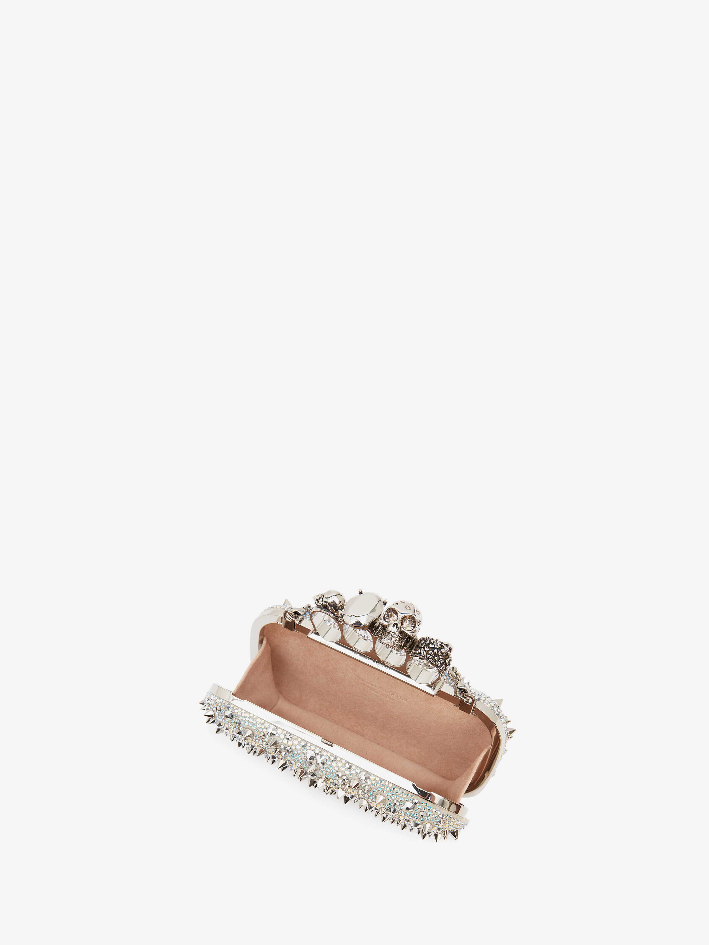 Minaudière Knuckle pour Femme en Blanc in Cuir de veau | Alexander McQueen - image 4