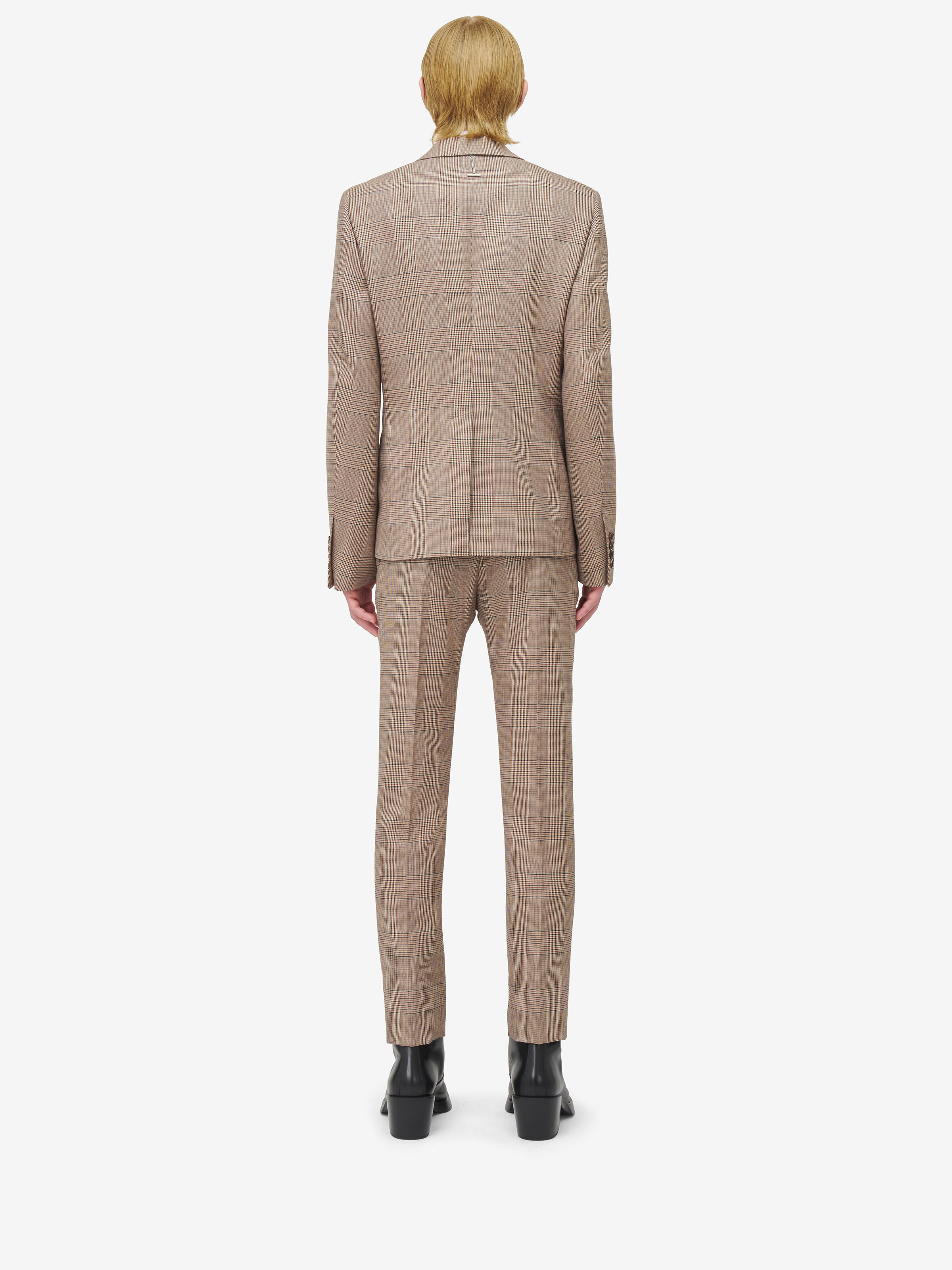 London Check Single-breasted Jacket