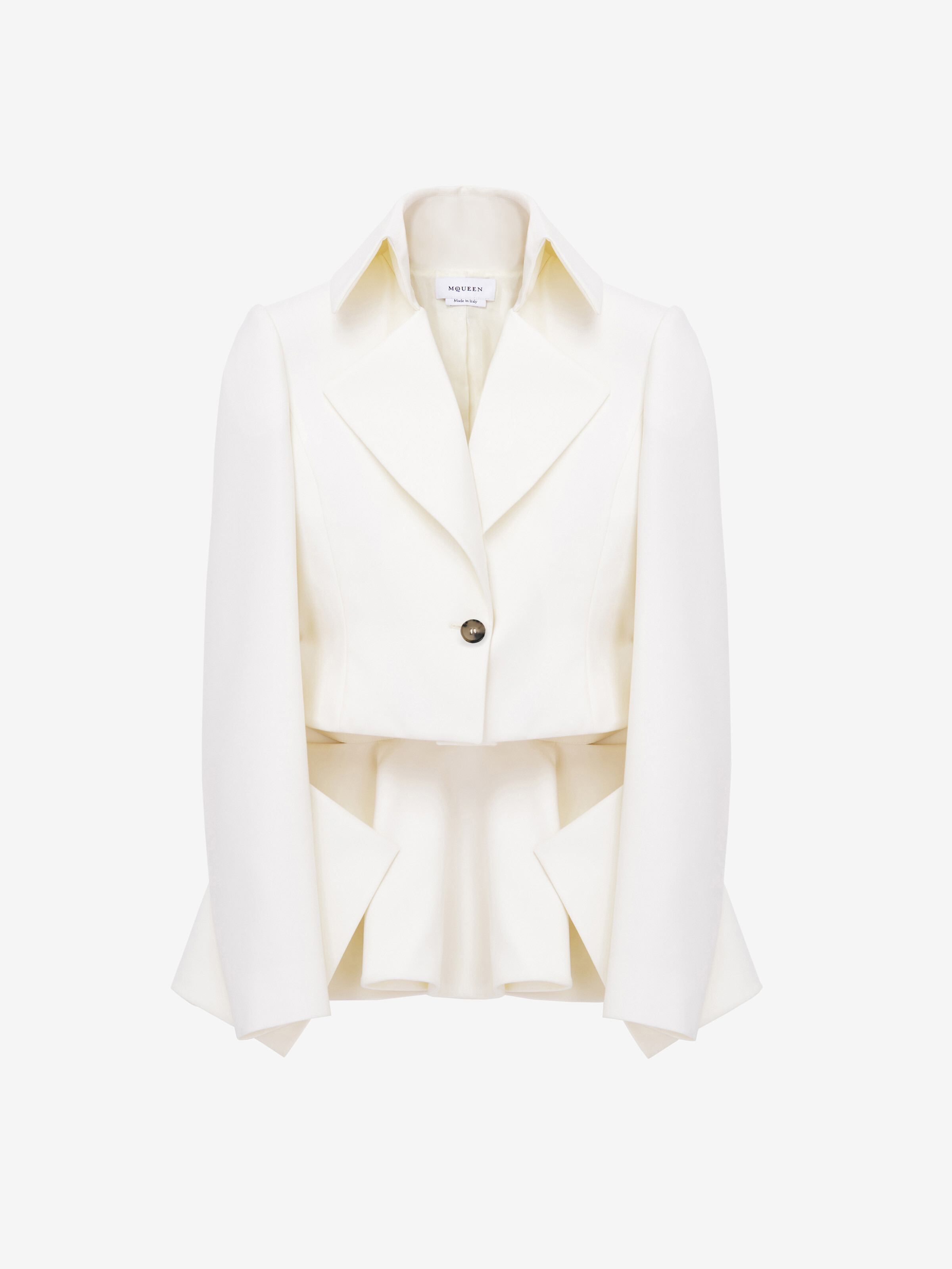 Exaggerated Lapel Single-breasted Jacket
