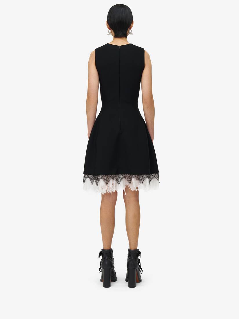 Cobweb Lace Knitted Dress