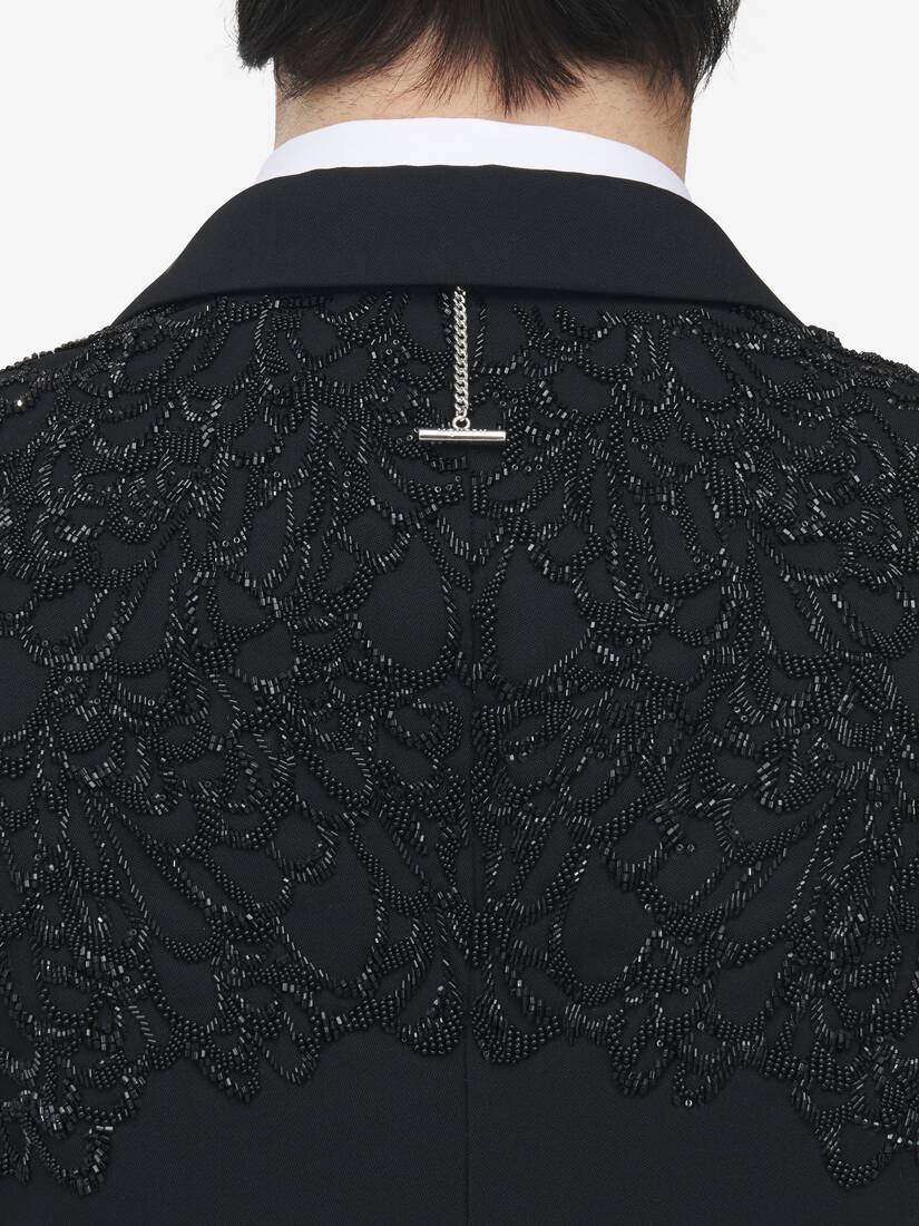 Jet Embroidery Tuxedo Jacket