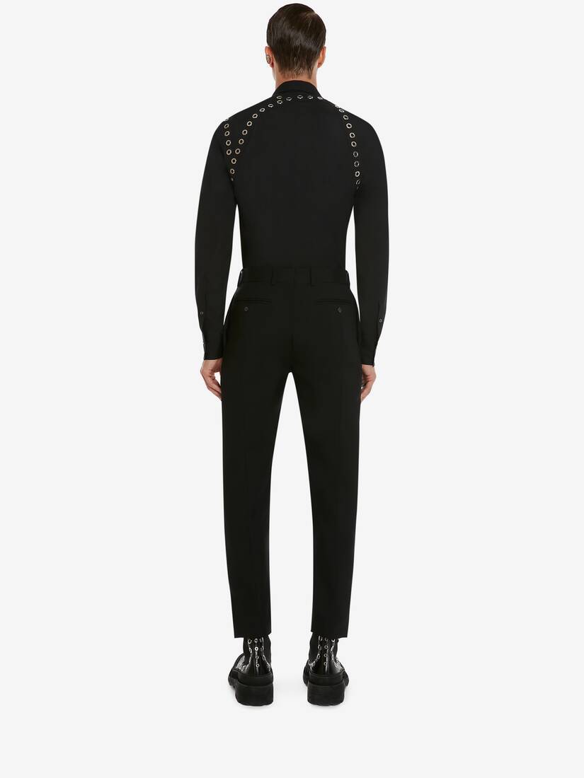 Chemise À Harnais Avec Œillets