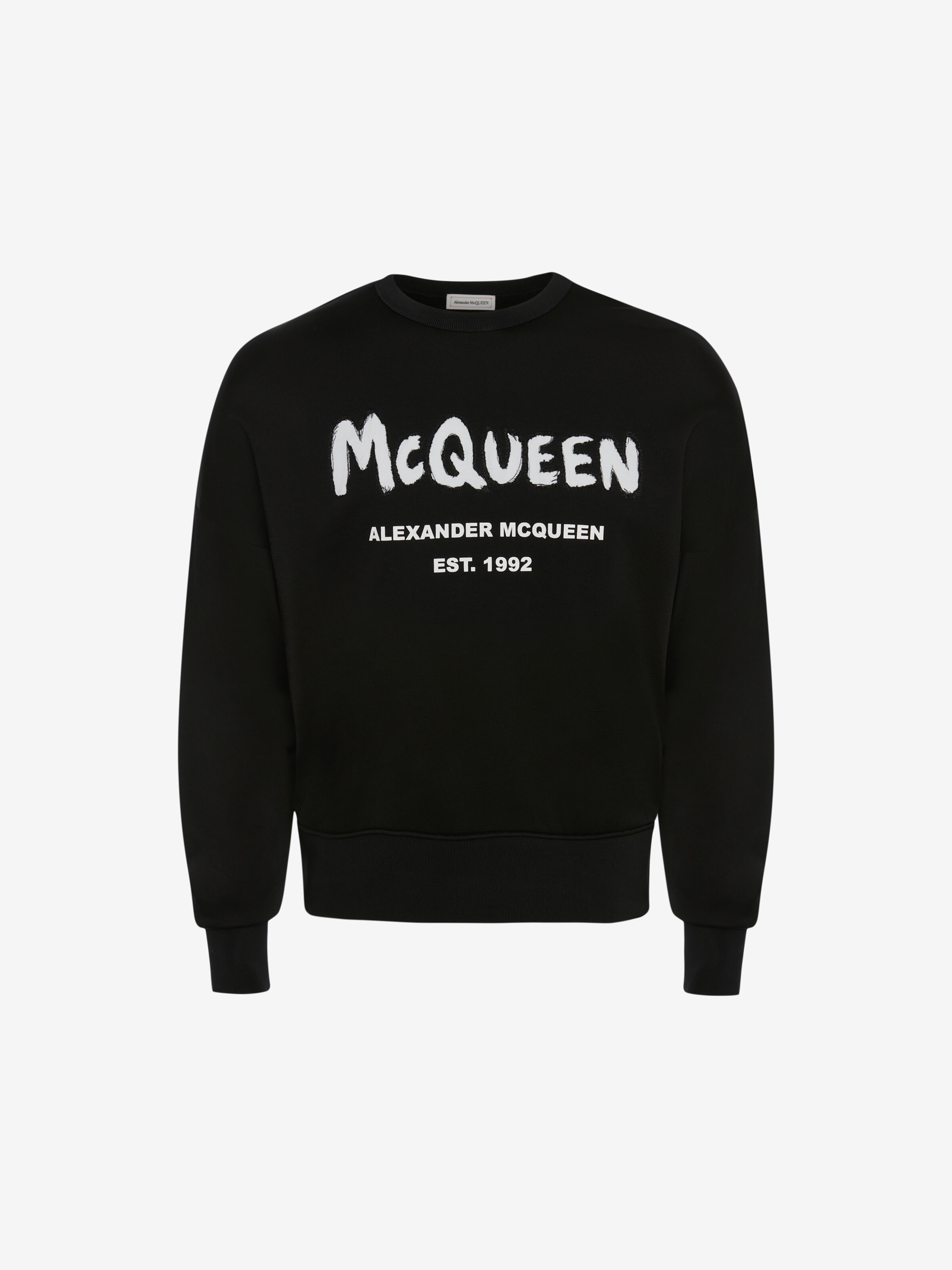 McQueen Graffiti Oversized Sweatshirt