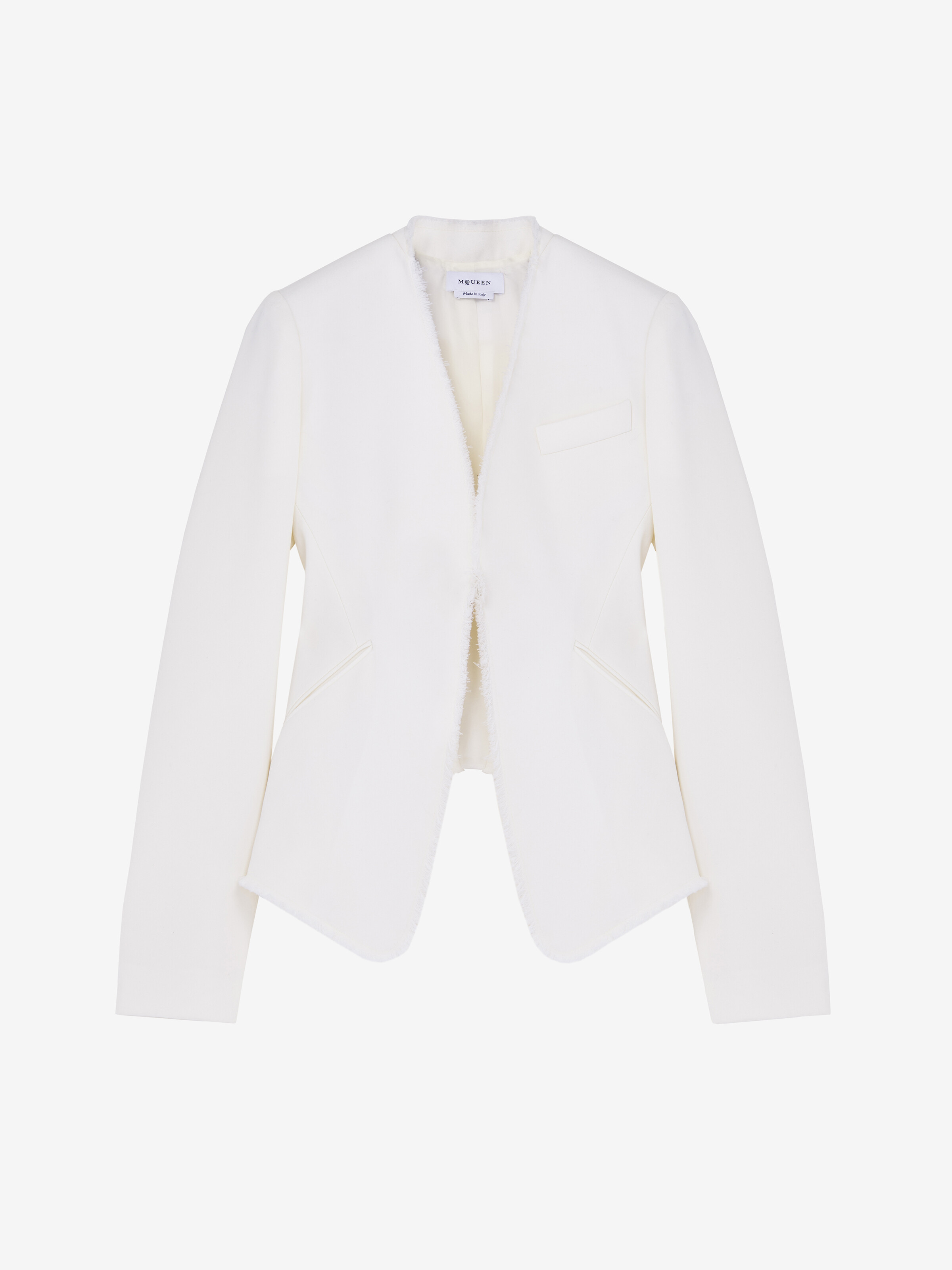 Raw Edge Tailored Jacket