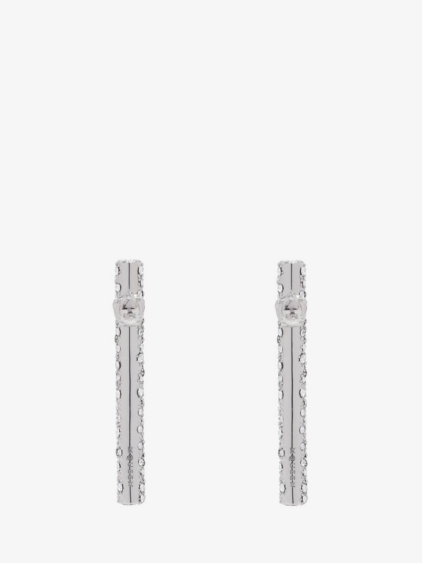 Jewelled T-Bar Earrings