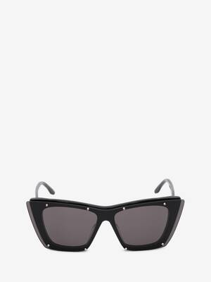 Studs Structure Cat-eye Sunglasses