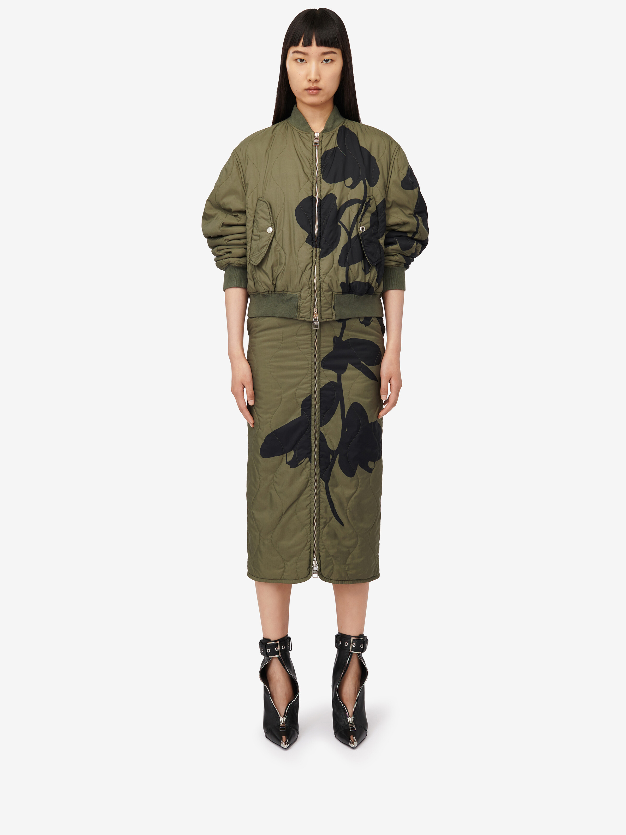 Orchid Quilted Skirt
